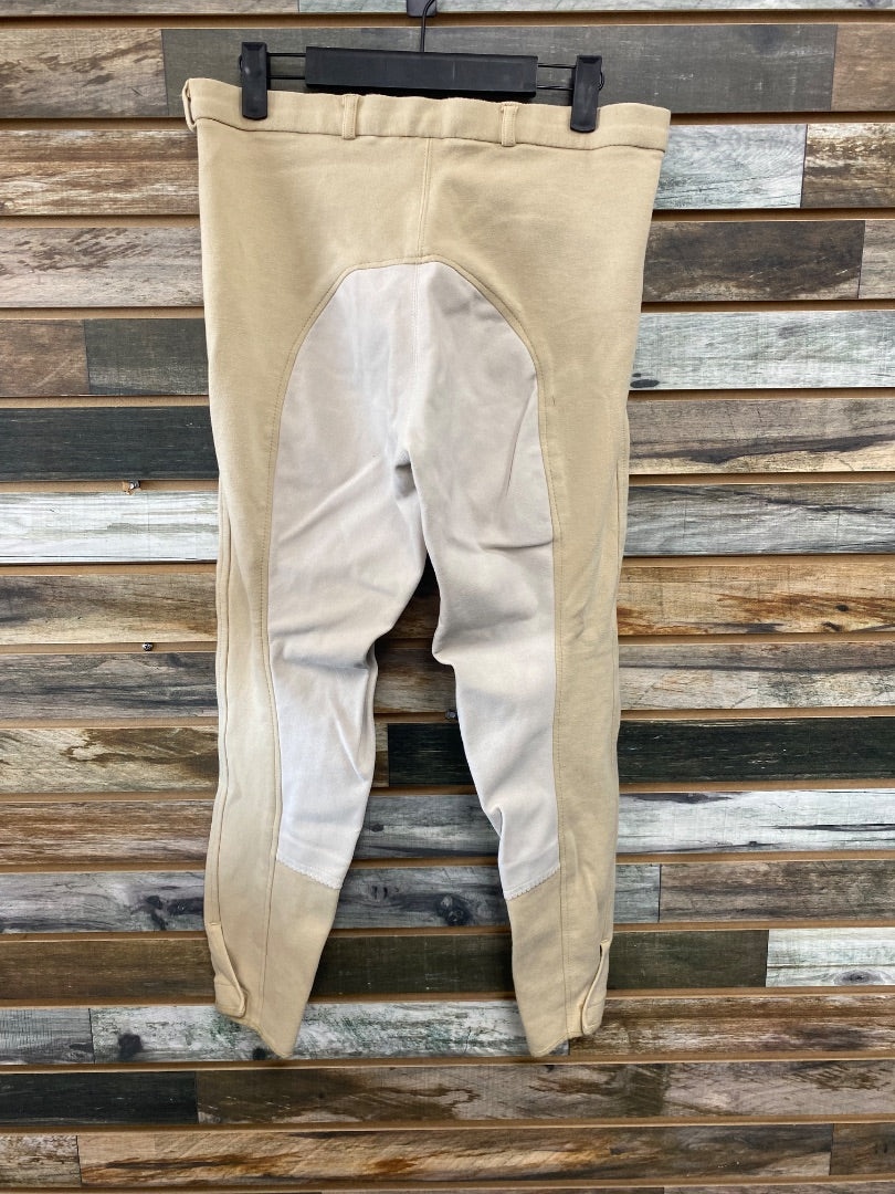 USED  Ladies English Breeches 32 Tan