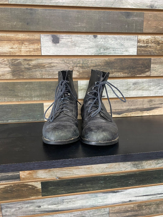 USED Ariat Ladies Laced Paddock Boots 7 1/2 Black