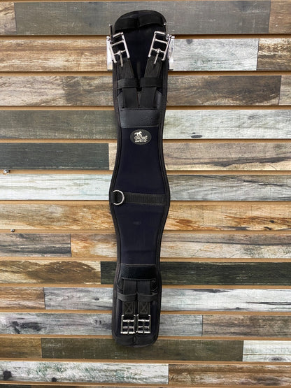 USED Flex Rider Dressage Girth, FlexRider Comfort Flo 28 Black