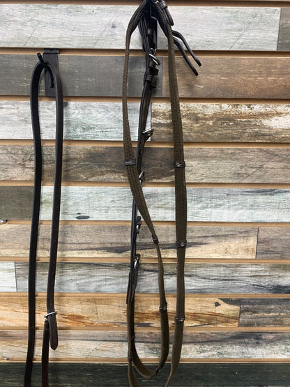 USED SmartPak German Martingale Set Horse Brown
