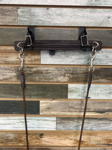 USED Tory Leather Chambon Horse Brown