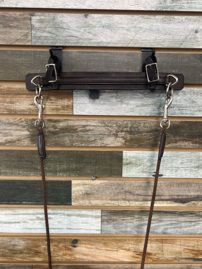USED Tory Leather Chambon Horse Brown