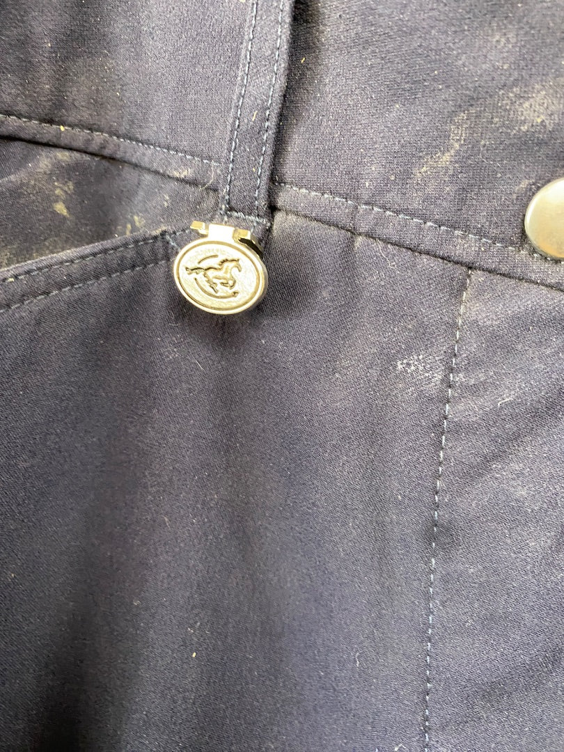 USED SmartPak Full Seat Breeches 32 Navy