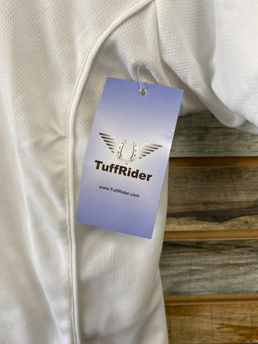 USED TuffRider Short Sleeve Top Large White