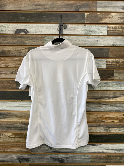 USED TuffRider Short Sleeve Top Large White