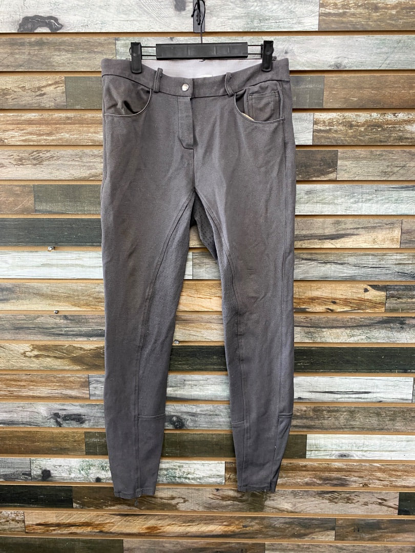 USED HR Farms Full Seat Breeches 30 Gray