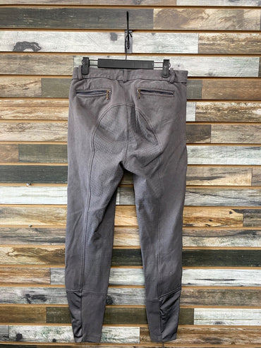 USED HR Farms Full Seat Breeches 30 Gray