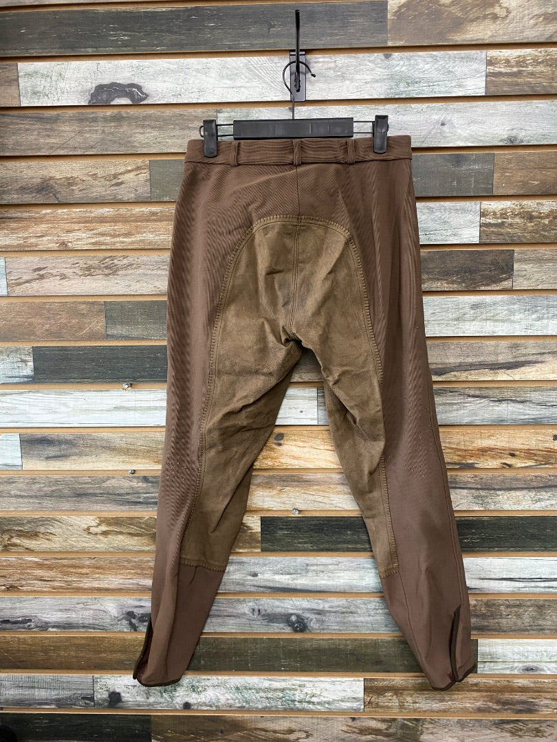 USED Pikeur Full Seat Breeches 24 Brown