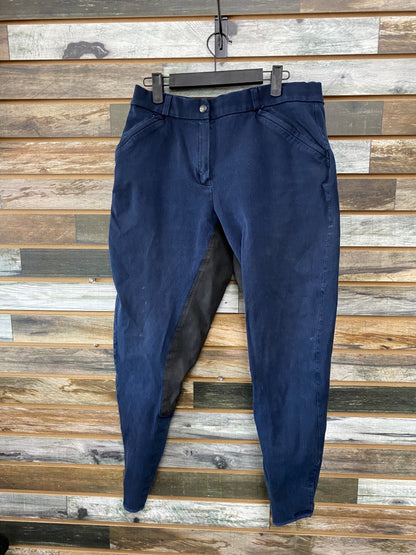 USED SmartPak Full Seat Breeches 32 Navy