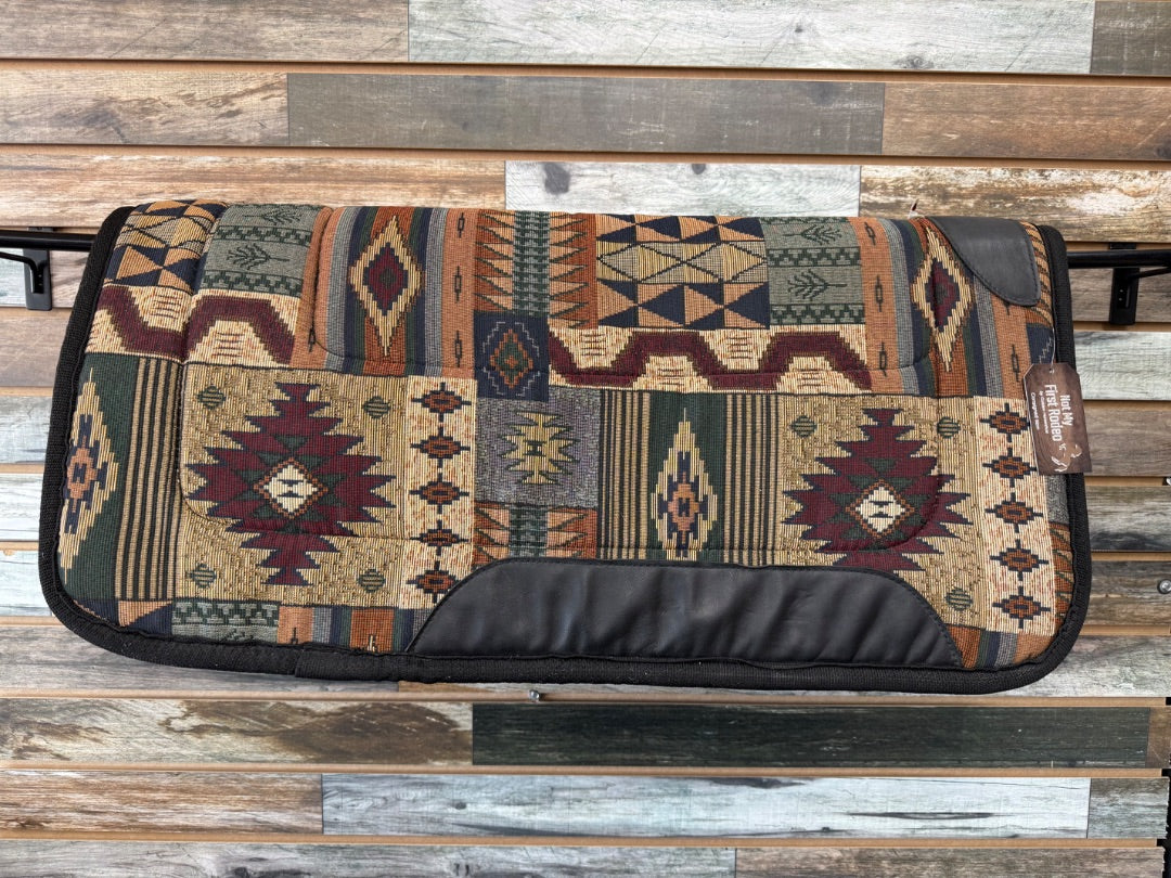 USED Reinsman Tacky Too Western Pad 31” X 31” Aztec