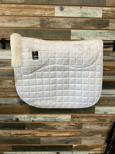 USED S Peters Dressage Pad Full White