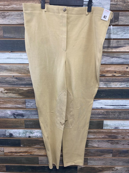 USED Tuff Rider Knee Patch Breeches 42
