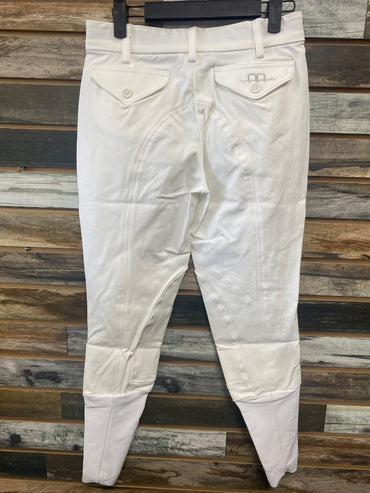 USED Schoellar Knee Patch Breeches 42 White