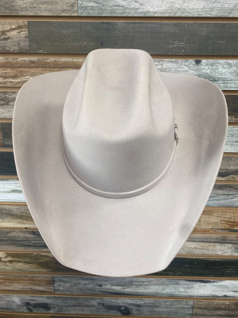 USED Lone Star Ladies Western Hat 7 1/2" Light Grey