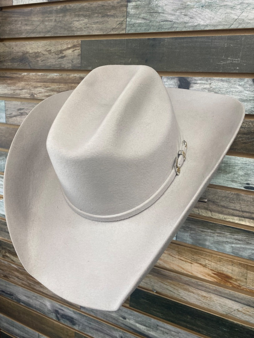 USED Lone Star Ladies Western Hat 7 1/2" Light Grey