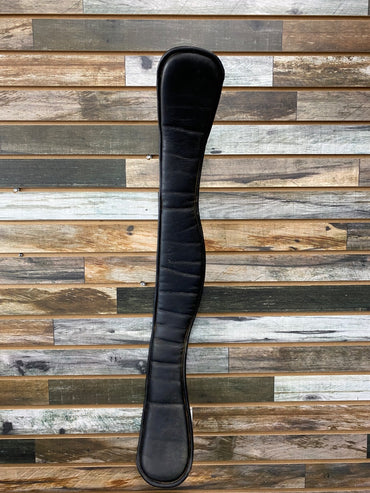 USED Golden Horseshoe Equestrian Dressage Girth Leather 30” Black