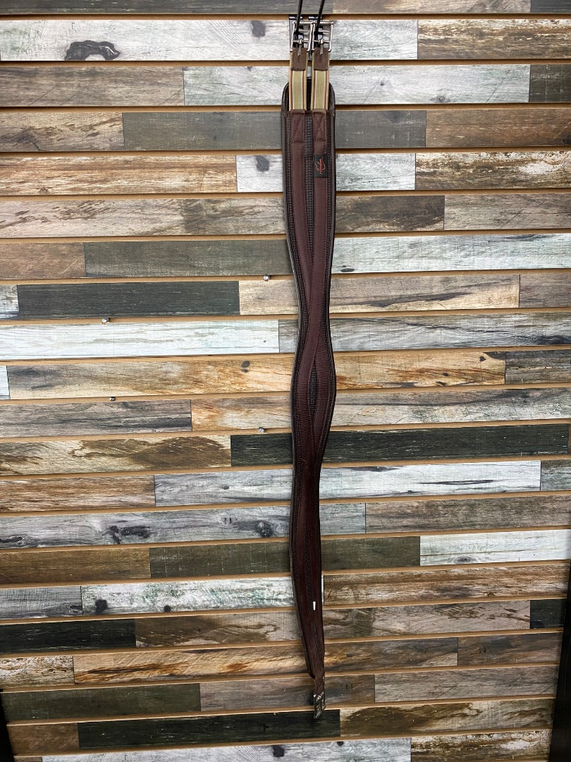 USED Thorowgood English Neoprene Girths 52” Brown
