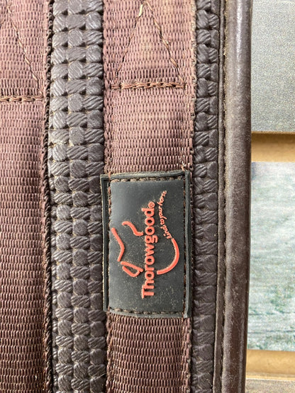 USED Thorowgood English Neoprene Girths 52” Brown