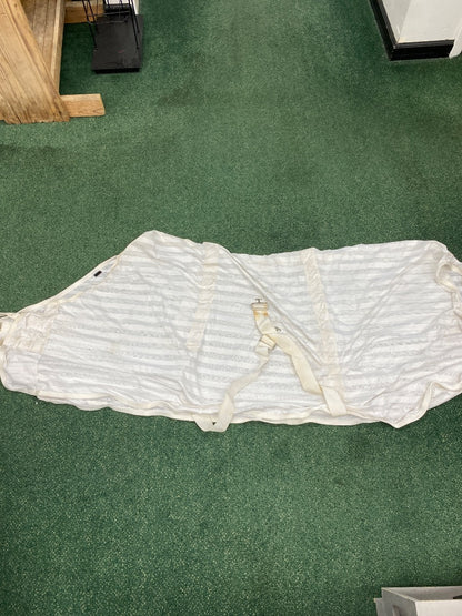 USED Golden Horseshoe Equestrian Fly Sheet 72” White