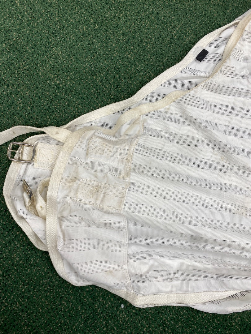 USED Golden Horseshoe Equestrian Fly Sheet 72” White