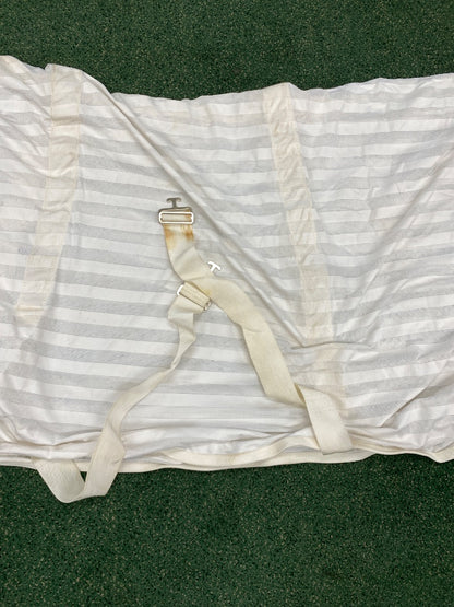 USED Golden Horseshoe Equestrian Fly Sheet 72” White