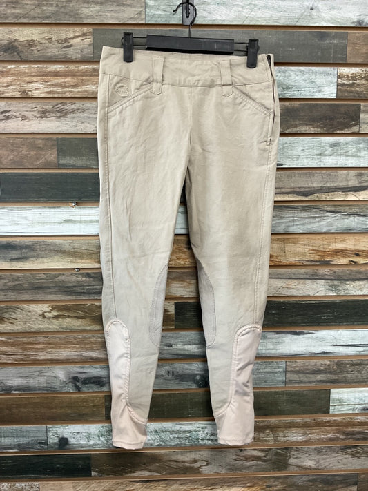 USED Smartpak Knee Patch Breeches 28 Tan