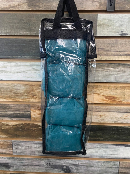 USED Smart Pak Polo Wraps (4) Horse Teal