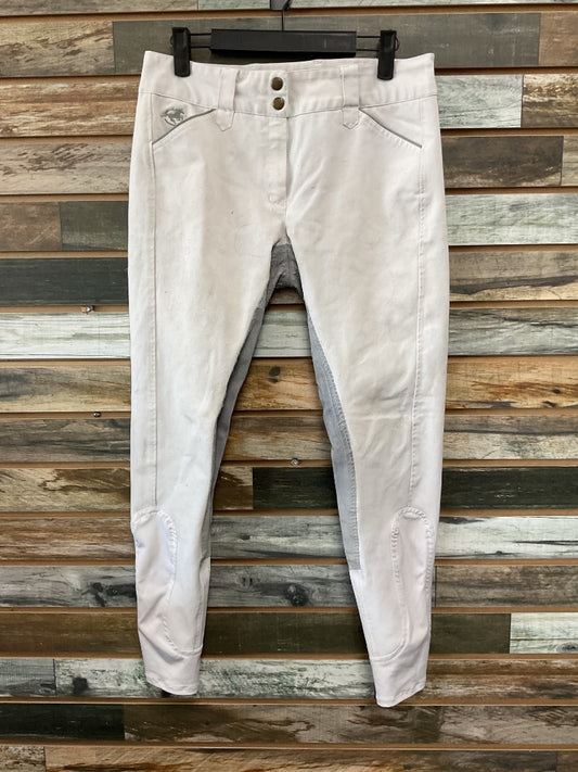 USED Smartpak Full Seat Breeches 28R White