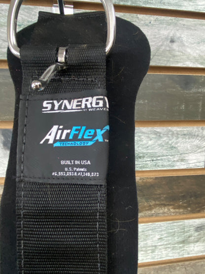 USED Weaver Synergy Airflex Air Flex Black Western Cinch 30" Black