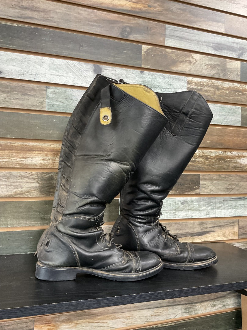 USED Tuffrider Ladies Tall Boots 8.5 Black