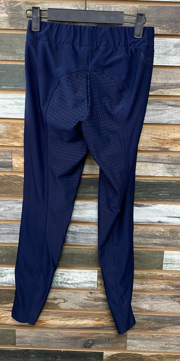 USED  Smart Pak Piper Full Seat Breeches S Navy Blue
