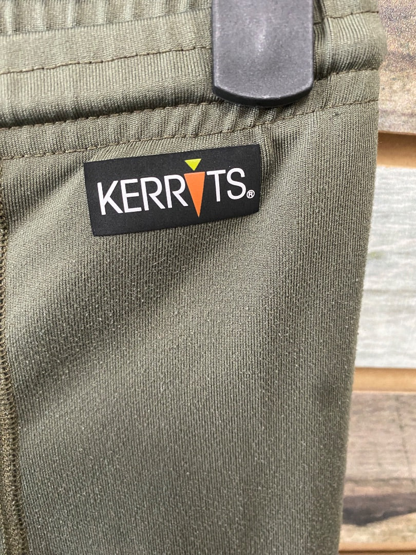 USED  Kerrits English Knee Patch Breeches XS Olive Green