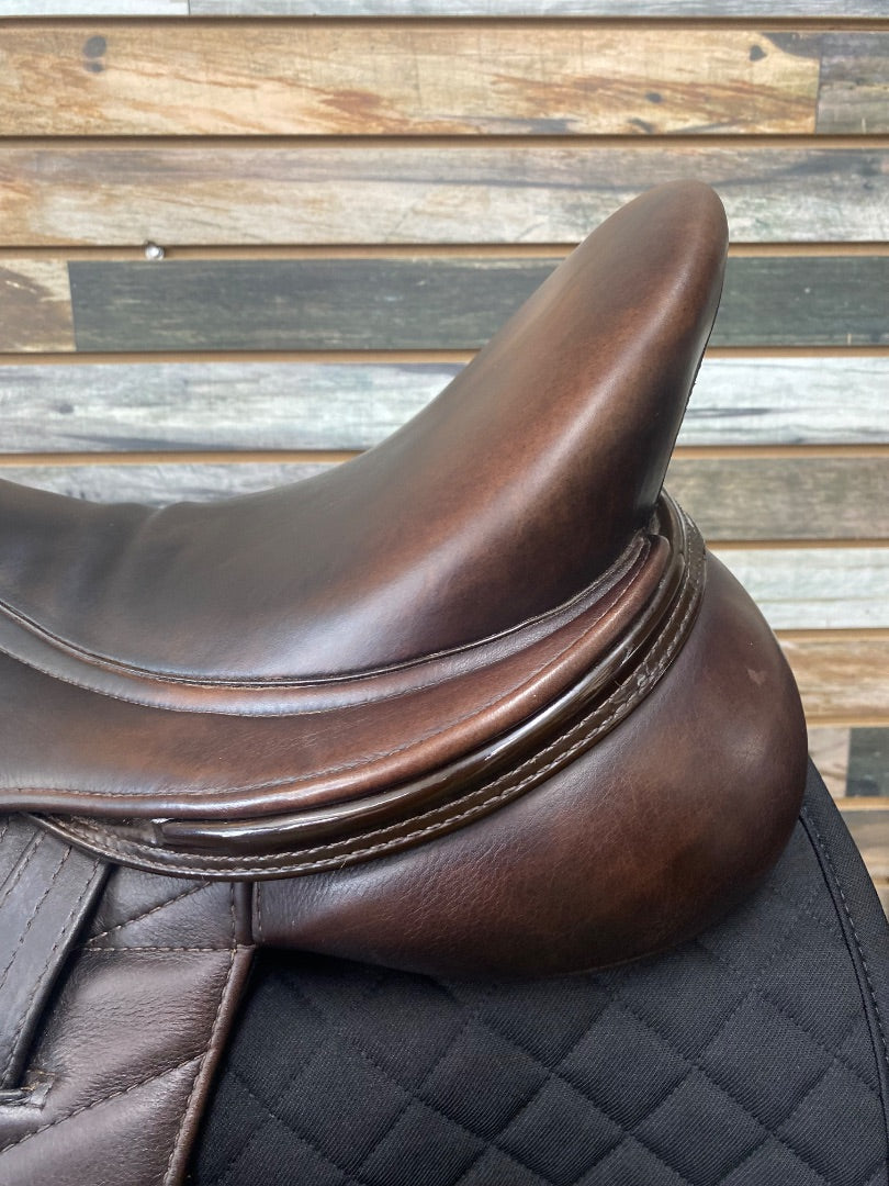 USED Patrick Saddlery Dressage Saddle 17.5 Brown