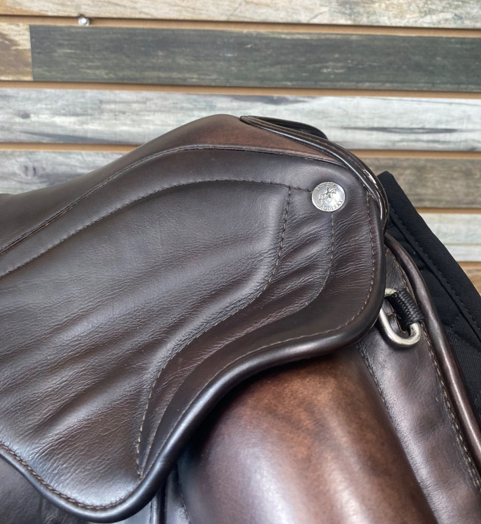 USED Patrick Saddlery Dressage Saddle 17.5 Brown