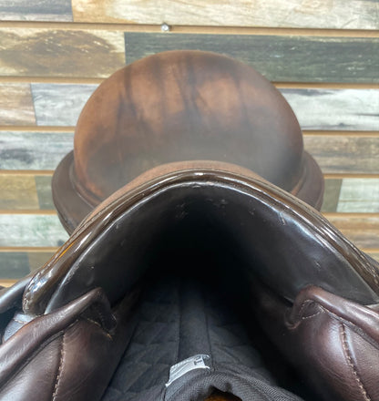 USED Patrick Saddlery Dressage Saddle 17.5 Brown