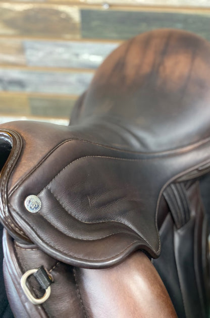 USED Patrick Saddlery Dressage Saddle 17.5 Brown