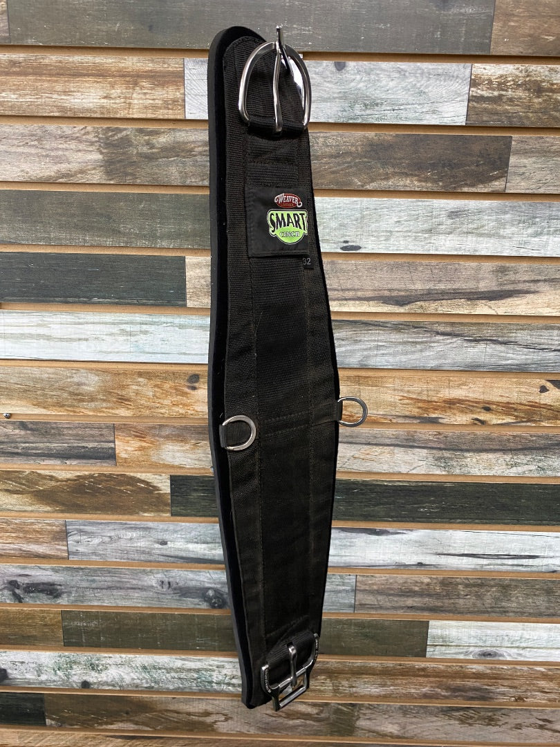USED Weaver Smart Cinch Detachable Girth 32" Black