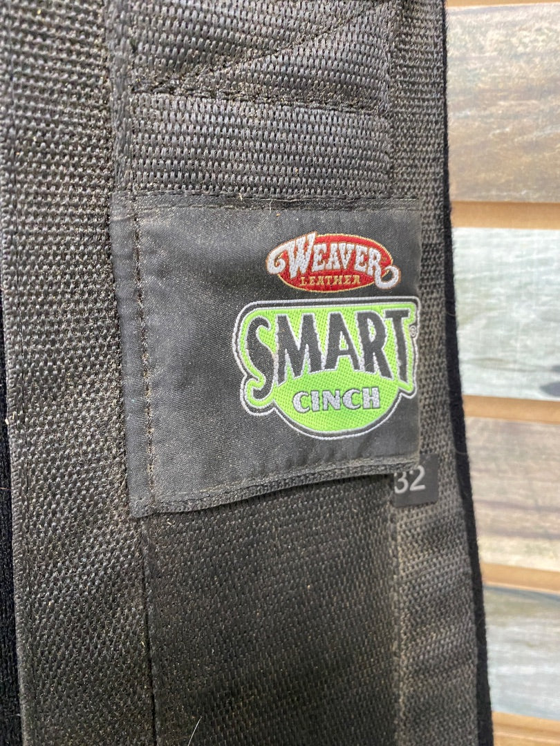 USED Weaver Smart Cinch Detachable Girth 32" Black