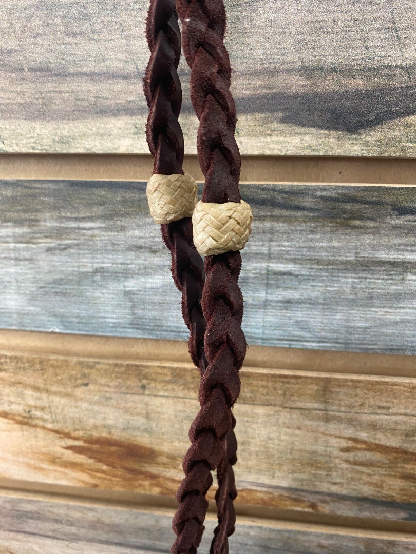 USED Oxbow Barrel Reins  Medium Oil
