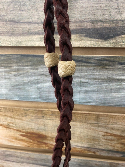 USED Oxbow Barrel Reins  Medium Oil
