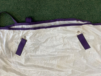 USED Weatherbeeta Fly Sheet w/Neck Attached 81" Purple/white
