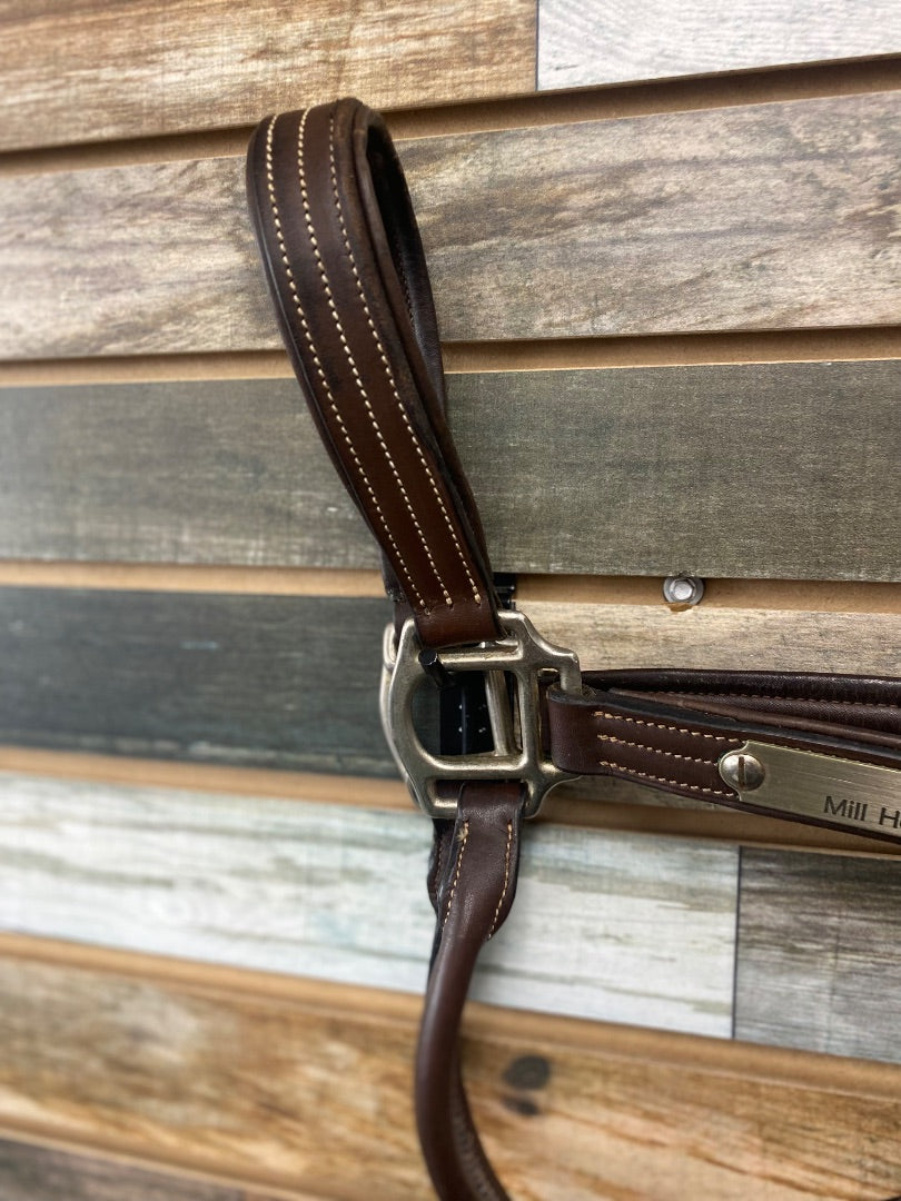 USED Arc De Triomphe Leather Halter Horse Brown