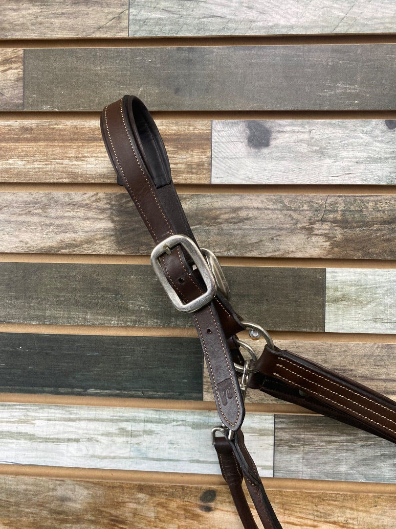 USED Arc De Triomphe Leather Halter Horse Brown