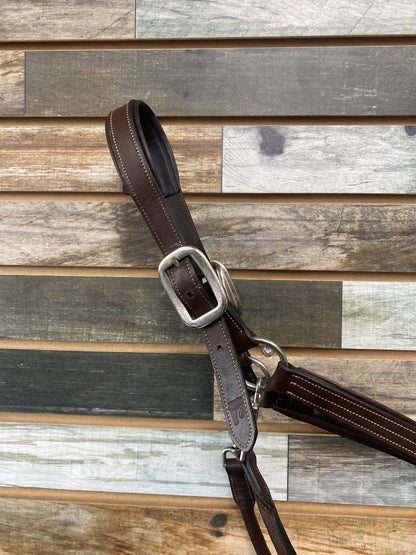 USED Arc De Triomphe Leather Halter Horse Brown