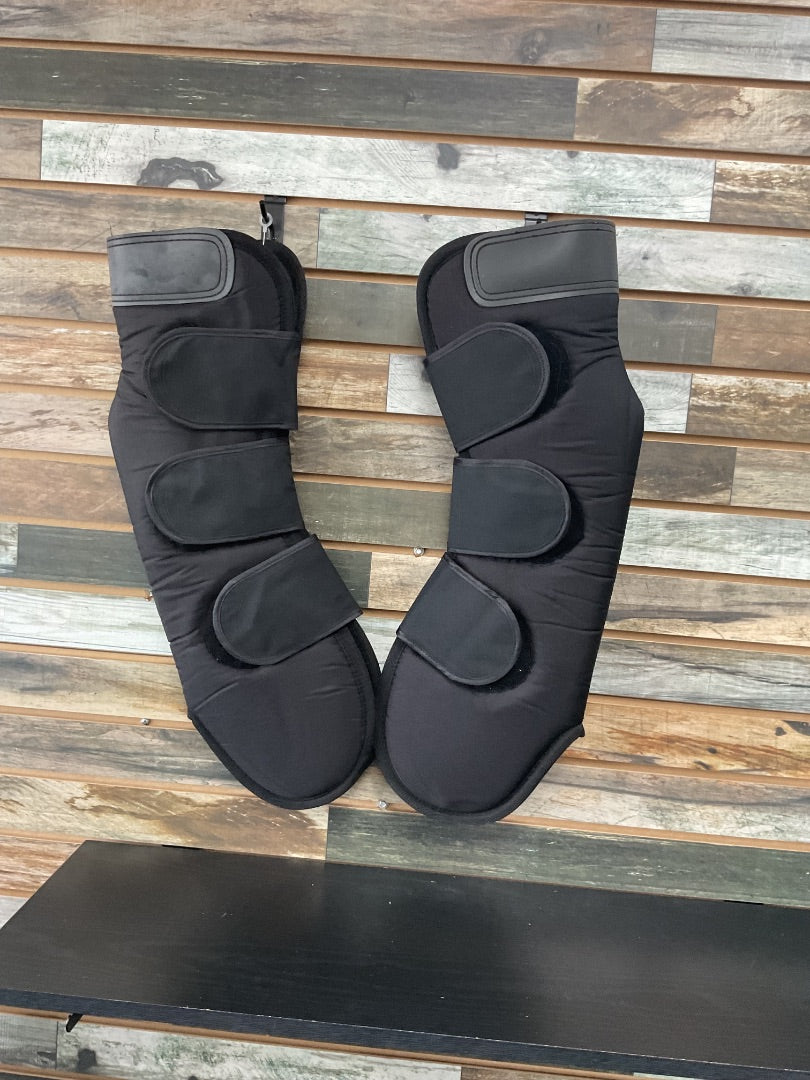 USED Dover Shipping Boots Large Black