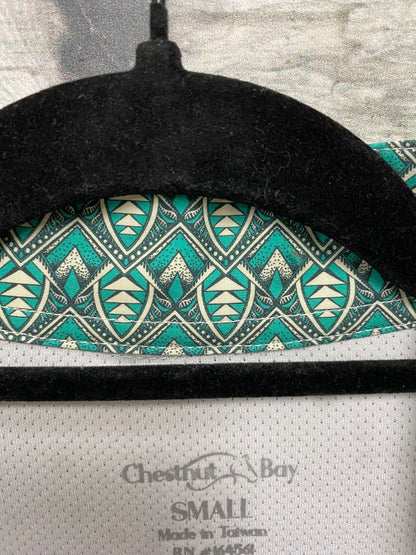 USED Chestnut Bay NWT Ladies LS Riding Top Small Black/White