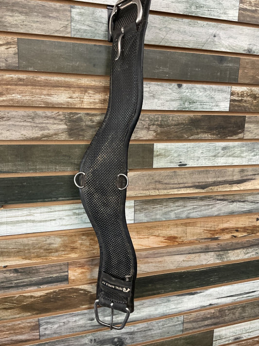 USED Total Saddle Fit English Girth Shaped 30” Black
