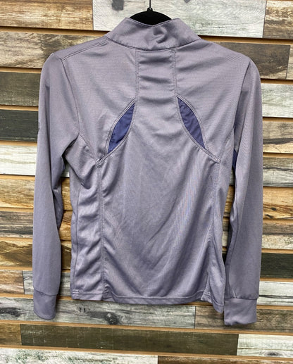USED Ovation Ladies Long Sleeve Riding Top Small Periwinkle