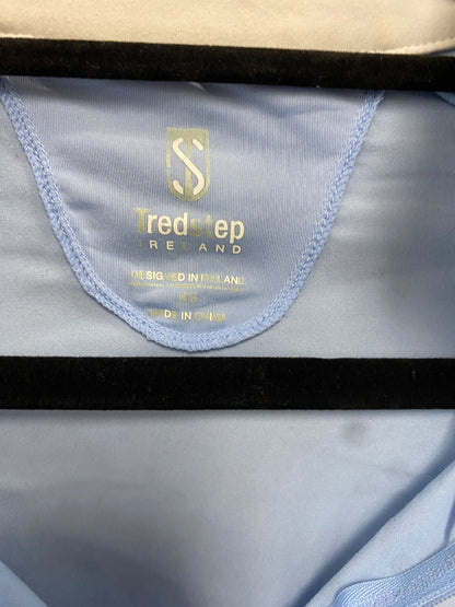 USED Tredstep Ladies Long Sleeve Riding Top Quarter Zip XS Sky Blue