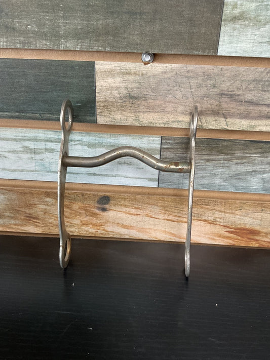 USED  Low Port Curb Bit 5" Silver